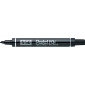 Pentel pennarello indelebile Nero - Pentel N50 - tonda - 4,3 mm-0