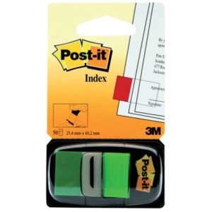 Segnapagina Post-it® Index 680 - Verde (conf.50 segnapagina)-0