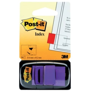Segnapagina Post-it® Index 680 - porpora (conf.50 segnapagina)-0