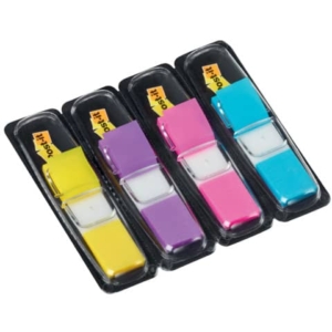 Segnapagina Post-it® Index Mini 683 - Azzurro, fucsia, Giallo, Rosa (conf.4 da 35 fogli)-0