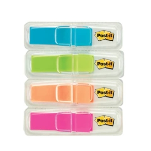 Segnapagina Post-it® Index Mini 683 - Blu, Giallo, Rosso, Verde - 683-4 (conf.4 da 35 fogli)-0