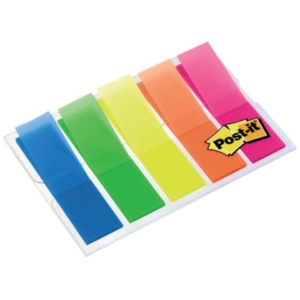 Segnapagina Post-it® Index Full Color 683 - Arancio, Blu, Giallo, Verde, Viola (conf.100 segnapagina)-0