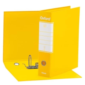 Esselte Raccoglitori Oxford - registratore protocollo - Dorso 8 cm - Protocollo - Giallo (conf.6)-0