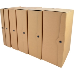 Scatola portaprogetto linea ecologica Euro-Cart Avana - Dorso 6 cm-0