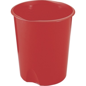 Cestino gettacarte Modula Leonardi - 16,5 litri - Rosso-0