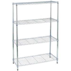 Scaffalatura in metallo Archimede Serena Group - 90x36x137 cm - 4 ripiani-0