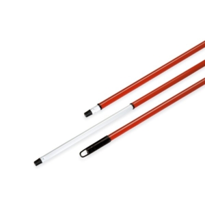 Manico telescopico per Sistemi levaragnatele Perfetto Rosso - 3 m-0