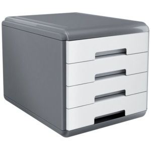 Accessori Da Scrivania µm Desk Arda - Cassettiera - 29,5x38,5x28,2 cm - Bianco - 18P4Pb-0