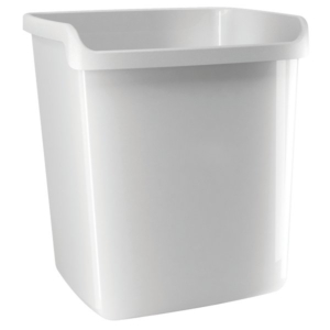Accessori Da Scrivania µm Desk Arda - Cestino - 28,7x25,3x32,3 cm - Bianco - 8116B-0
