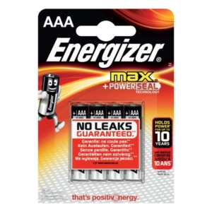 Pile Energizer Alkaline Max - AAA - ministilo - E300124200 (conf.4)-0