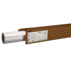 Rotolo Carta Plotter Canson - Carta opaca su un lato - 140 g/m² - 91,4cmx30m -140 g/m² - øanima 50mm - Bianco -0