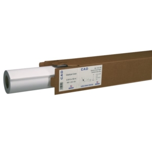 Rotolo Carta Plotter Canson - CAD - Carta Opaca - 61cmx50m - 90 g/m² - øanima 50mm - Bianco -0