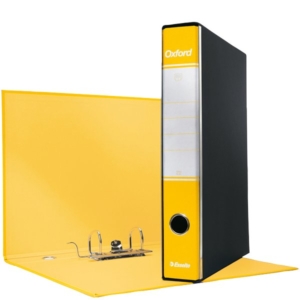 Esselte Raccoglitori Oxford - registratore commerciale - 5 cm - 23x30 cm - Giallo (conf.8)-0