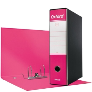Esselte Raccoglitori Oxford - registratore commerciale - Dorso 8 cm - 23x30 cm - Fucsia (conf.6)-0