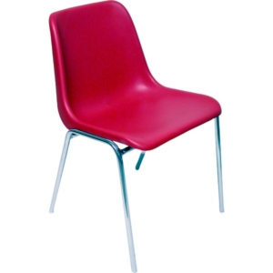 Sedie Visitatore Easy Unisit - Rosso - ESC/5/RO (conf.5)-0