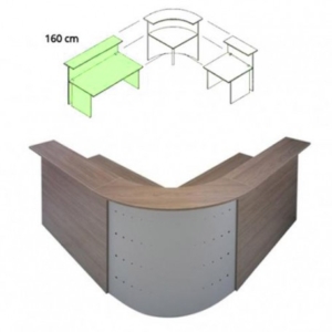 Scrivania con Rialzo per Reception Firenze - 160 cm
