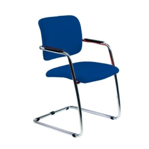 Sedia da ufficio blu ignifuga modello lithium