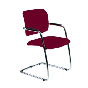 Sedia da ufficio bordeaux ignifuga modello lithium