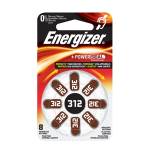 Pile acustiche Energizer - 312 - 1,4 V - E001082504 (conf.8)-0