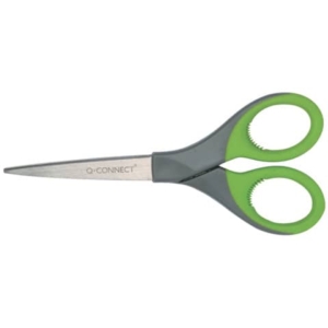 Forbici universali Q-Connect Elite Softgrip Grigio/Verde 18 cm E-30370 IA-0