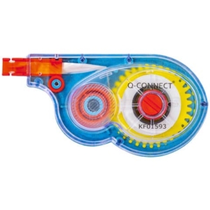 Correttore a nastro Q-Connect monouso a stesura laterale - 5 mm x 8 m - KF01593-0