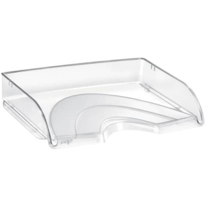 Vaschetta portacorrispondenza orizzontale impilabile CEP in polistirolo Trasparente - 1135230111-0