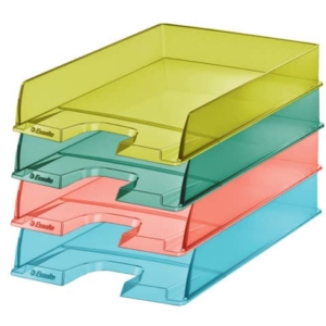 Vaschetta portacorrispondenza Esselte Colour'Ice polistirolo A4 Assortito 626276-0