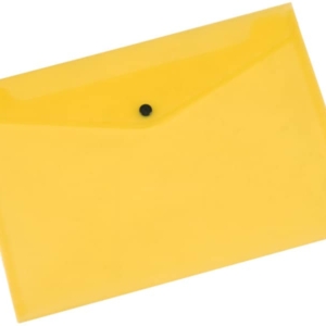 Portadocumenti con bottone Q-Connect A4+ Giallo KF03595 (conf.12)-0