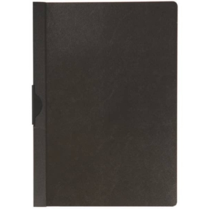 Cartelline con clip Q-Connect PVC 22x30,7 cm Nero KF00459 (conf.10)-0