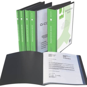 Portalistini personalizzabile A4 20 buste Q-Connect KF01265-0