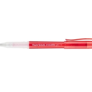 Penne gel cancellabili Paper Mate Erasable - M - 0,7 mm Rosso (conf.12)-0