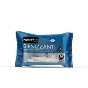 Salviette igienizzanti Perfetto Perfetto igienizzante Bianco - 0268 (conf.20 salviette)-0