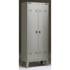 Spogliatoio Tecnical 2 a 2 posti Grigio - acciaio 7/10 monoblocco B2 - 70x35x180 cm-0