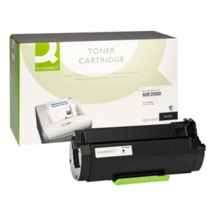Toner Compatibile Lexmark 60F2000 Nero Q-Connect -0
