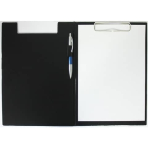 Cartella portablocco con molla Q-Connect A4 - Protocollo Nero KF01300-0