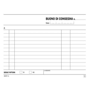 Blocco buoni di consegna flex 11,5x16,5 cm - 161570000 (50x2 copie autoricalcanti)-0
