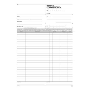 Blocco proposte di commissione flex A4 - 16721C0000 (50x2 copie autoricalcanti)-0