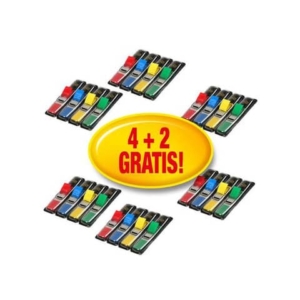 Segnapagina Index Mini Post-it® con dispenser Rosso,Verde, Blu, Giallo VALUE PACK - 683- 4+2 (conf.4+2)-0