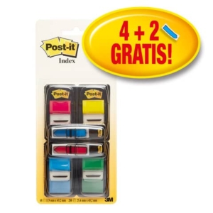 Segnapagina Post-it® 680 + Post-it® Mini 684 Freccia - PROMO PACK - 680-P6 (conf.4+2)-0