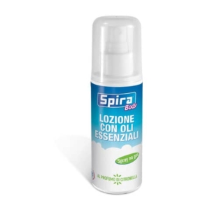 Lozione corpo spray antizanzare Spira Body 100 ml a base di oli essenziali - no gas - 47932-0