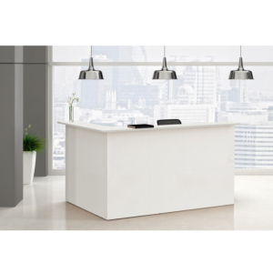 Bancone reception lineare Musa Artexport - Bianco - 236x76 cm-0