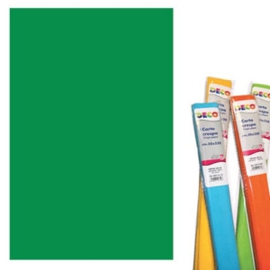 Rotolo di Carta crespa - 50x250 cm - 40 g/m² Deco Verde medio 10713/17-0