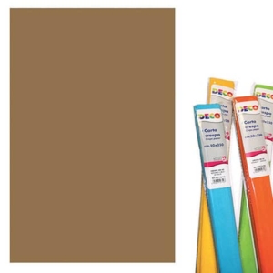 Rotolo di Carta crespa - 50x250 cm - 40 g/m² Deco Marrone 10713/19-0