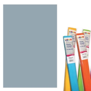 Rotolo di Carta crespa - 50x250 cm - 40 g/m² Deco Argento 05122-0