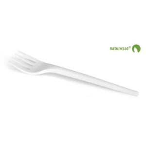 Forchette in CPLA BIO Bianco compostabile smart - Scatolificio del Garda (Conf.50)-0