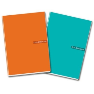 Maxi quaderno A4 copertina 200 g/m² - 20+1 ff 80 g/m² Colorclub quadretto 5 mm con margine-0