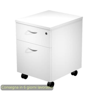 Cassettiera con ruote Artexport Presto 1 cassetto + 1 classificatore - 41,8x52x59,5 cm Bianco - 60022/3-0