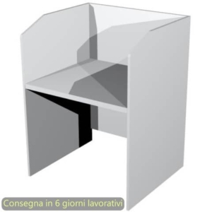 Postazione Call Center Presto 90x80xh.119 cm Artexport piano Grigio - CALL90/9-0