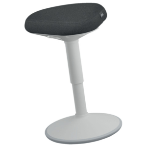 Sgabello Active Comfort da seduta ergonomico Leitz Ergo grigio chiaro - 370x460x377 mm - 65440085 - LoveOffice