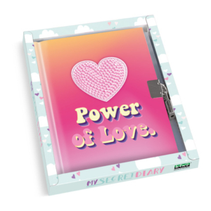 Diario dei segreti con lucchetto Lebez fantasia Girls Power 81377 - LoveOffice